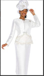 Champagne Italy 5804 2PC Jacket/Skirt Long Sleeve Church Suit
