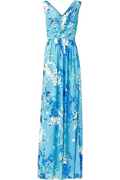 Adrianna Papell Style No: AP1E209747 Floral Sleeveless Chiffon Gown
