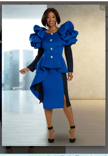 Donna Vinci Style 12130 2PC Jacket/Skirt Suit