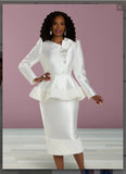 Donna Vinci Style 12136 2PC Jacket And Skirt Suit