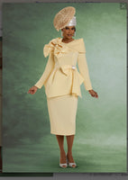 Donna Vinci Style 12138 2PC Jacket/Skirt Suit