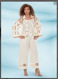 Donna Vinci Style 12198 3PC Jacket/Cami/Pant