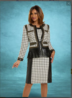 Donna Vinci Couture Style 5864 2PC Jacket/Dress Suit