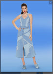 DONNA VINCI JEANS STYLE 8480-D,LT. BLUE, DRESS