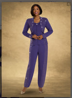 Donna Vinci Knits Style 13423 2PC Jacket/Pant Suit