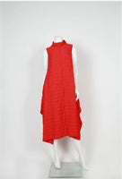 IC Collection 6155D 1PC Sleeveless Stand Up Collar Dress