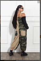 Luxe Moda LM-392 - Camo - Overall Romper