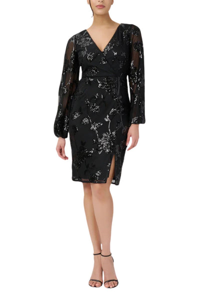 Adrianna Papell Style No: AP1E210109  Women's Sequined Sheath Dress