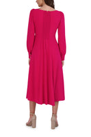 JULIA JORDAN JJ39023 Long Sleeve Front Slit Dress