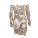 Strapless Glitter Dress - Jazmine & Yazmine Designer Boutique
