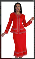 Liorah  Knit Suit 7216 - Jazmine & Yazmine Designer Boutique