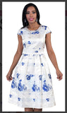Chancelle 9485 Cap Sleeve Woman Church  Dress - Jazmine & Yazmine Designer Boutique
