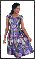 Chancelle 9485 Cap Sleeve Woman Church  Dress - Jazmine & Yazmine Designer Boutique