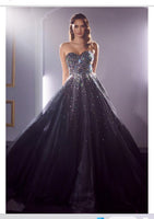 Products LA Divine By Cinderella Divine CB114 Strapless Ball Gowns With Jewel Accent