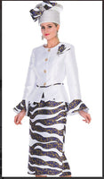 Champagne Italy 5724 2PC Long Sleeve Jacket/Skirt Church Suit