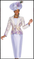 Champagne Italy 5818 2PC Jacket/Skirt Suit . Short Waist Jacket