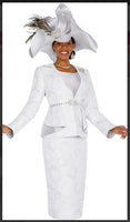 Champagne Italy 5826 2PC Long Sleeve Elegant Special Occasion Suit