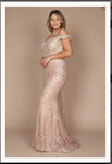 Dylan & David's Style DD1232 Formal Mermaid Fitted Evening Dress