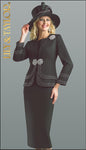 Lily And Taylor 4618 3pc Novelty Women Skirt Suit