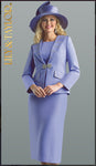 Lily And Taylor 4624 3pc Crepe Ladies Skirt Suit