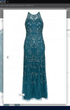 Aidan Mattox MD1E203296 Sleeveless Beaded Gown - Jazmine & Yazmine Designer Boutique