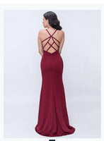 Nina Canacci 1417 Sleeveless Long Gown With Mesh Inset