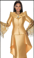 Terramina Collection 7061 2PC  Elegant Church Suit With Long Sleeves