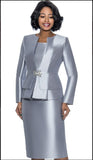 Terramina Collection 7990 2PC Designer Church Suit With Long Sleeves