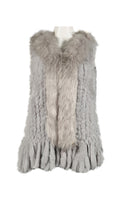 Sioni 10488 051  Faux Fur Vest Jacket. - Jazmine & Yazmine Designer Boutique